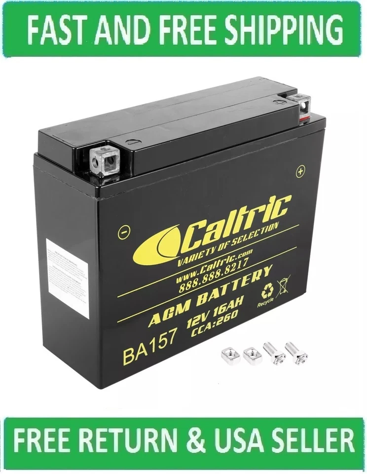 Batería AGM Caltric para Yamaha Vmax 500 VX500 Dx Le St Sx Xtc Xtr 1994-2001 Foto 1 de 4