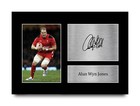 Alun Wyn Jones Wales Gift Idea Signed Autograph A4 Photo Print for Rugby Fans
