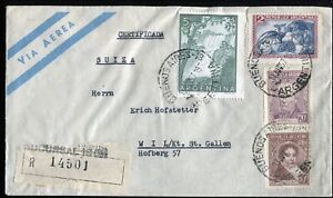 Argentinien-Schweiz/Switzerland,Suisse/Suiza/Svizzera 1957,Flugpost-Brief n.WIL