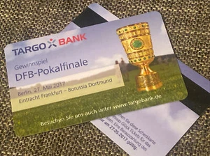 Plastik Card Arena Pokal DFB Pokalfinale 2017 Eintracht Frankfurt-BVB Dortmund R - Bild 1 von 5