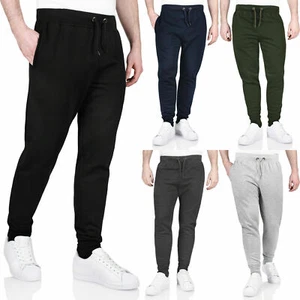 Pezzi da jogging da uomo slim fit con tasche con cerniera jogger magri - Foto 1 di 29
