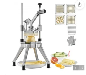 VEVOR 3/8" Commercial Vegetable Dicer Fruit Cutter Food Chopper Tomato Slicer - Picture 1 of 6