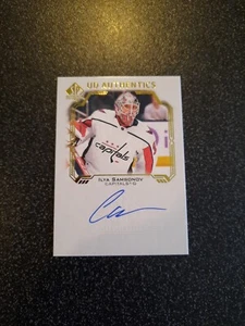 2021-22 SP Authentic Ilya Samsonov UD Authentics Auto Autograph #UDA-IS Capitals - Picture 1 of 3