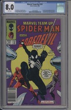 MARVEL TEAM-UP #141 - CGC 8.0 - TIES W/#252 1ST APP OF BLACK COSTUME -2101573010