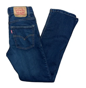 Boy's Levis 511 Slim Size 16 Dark Wash EUC 28 x 30 Inseam adjustable Waist - Picture 1 of 6