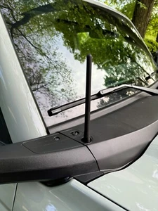 6 3/4" Short Black Antenna Mast Power Rod Radio AM/FM for Ford Bronco 2021-2025 - Picture 1 of 24