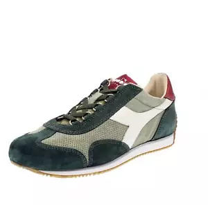 Diadora Heritage Equipe Suede Sw Verde - Uomo Scarpe Sneakers Casual - Foto 1 di 4