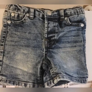 7 For All Mankind Kids Denim Shorts 24 Month - Blue - Picture 1 of 4