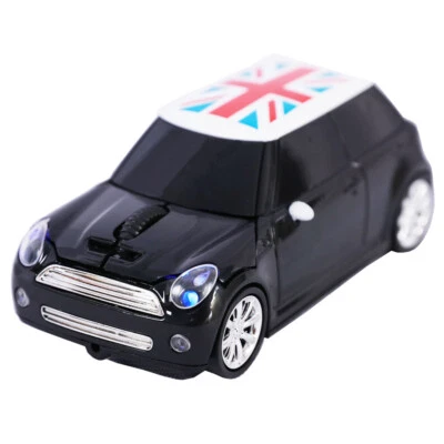 2.4Ghz USB Wireless Mouse Mini Cooper Car On UniIon Jack mice for PC Laptop Mac - Image 1 of 4