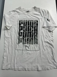 Puma T-shirt Short sleeve small (Small rip on bottom side) White - Picture 1 of 12