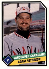 1989 Vancouver Canadians CMC #2 Adam Peterson