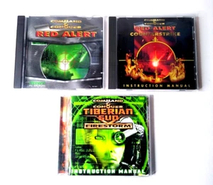 Command & Conquer Set (3): Red Alert, Counterstrike, Tiberian Sun Firestorm - VG - Picture 1 of 10
