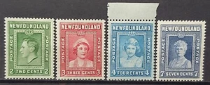 Newfoundland 1938 set Perf 131/2 Mint sg 268 - 271 - Picture 1 of 2