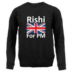 Rishi For PM - Kids Hoodie / Sweater - Prime Minister Sunak Tory Tories Love - Picture 1 of 20