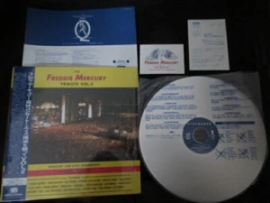Freddie Mercury Tribute 2 Japan Laserdisc Queen Metallica Guns Bowie Wham 3339 - Picture 1 of 7