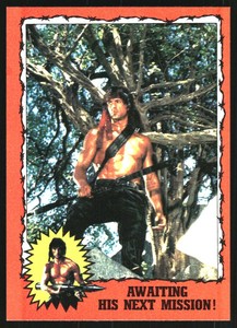 1985 Rambo II First Blood #65 Awaiting His Next Mission