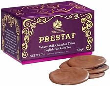 Prestat Velvety Milk Chocolate Wafers with English Earl Grey Tea 200 g