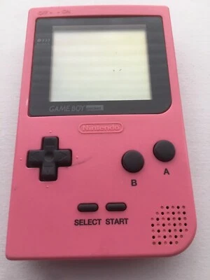 Nintendo Game Boy Pocket MGB-001 - Pink - 100% OEM - Tested Working RARE Import! - Image 1 of 2