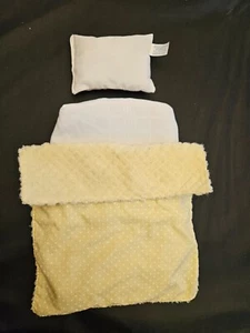 Madeline Doll Mattress Pillow Blanket for bed Handmade for 8" Madeline Doll - Picture 1 of 9