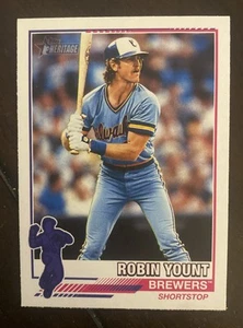 2025 Topps Heritage Robin Yount 1976 RETRO REDEFINED - Picture 1 of 2