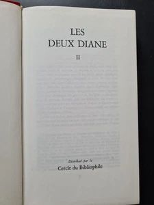 Die Zwei Diane II Kreis von der Bibliophile Guter Zustand - Picture 1 of 3
