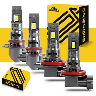 Lâmpadas de farol de LED branco 6000K para Honda Ridgeline 2017-2019 feixe alto/lo - Imagem 1 de 4