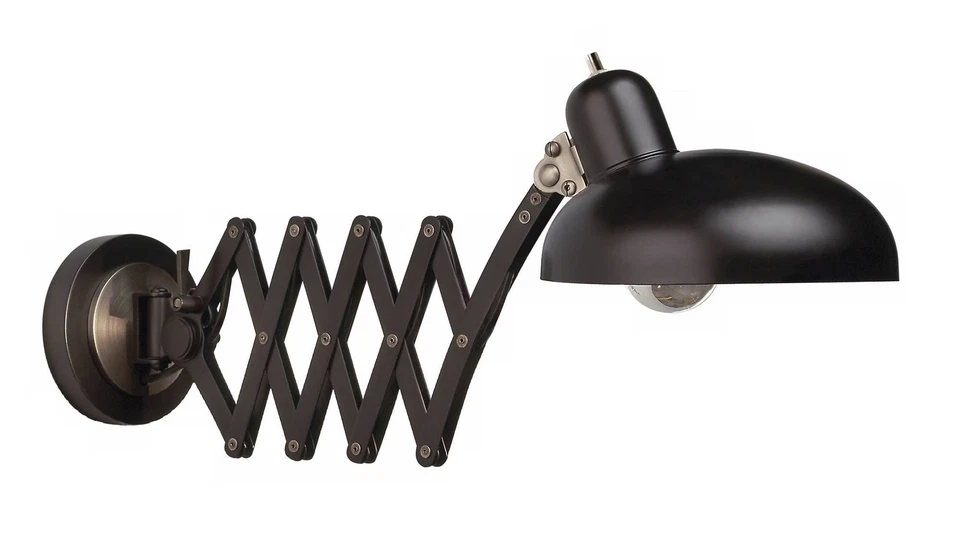 Luz de pared enchufable brazo tijera farmacia colección Bruno Foto 1 de 1