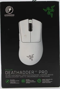 Ratón inalámbrico ligero para juegos Razer DeathAdder V3 Pro, blanco - Imagen 1 de 9