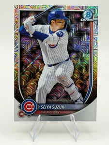 2025 Bowman Chrome Seiya Suzuki Mojo Refractor #60 Chicago Cubs Mega Box  - Bild 1 von 2