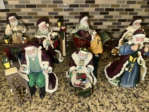 (7) Thomas Kinkade St Nicholas Collection 2002/03 Hamilton Collection Figurines - Picture 1 of 19