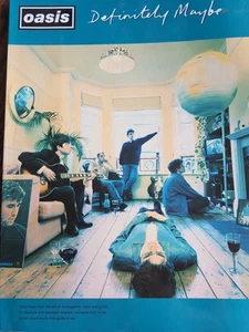 OASIS - DEFINITELY MAYBE- GUITAR TAB + CHORDS - SONY - GC - Picture 1 of 2