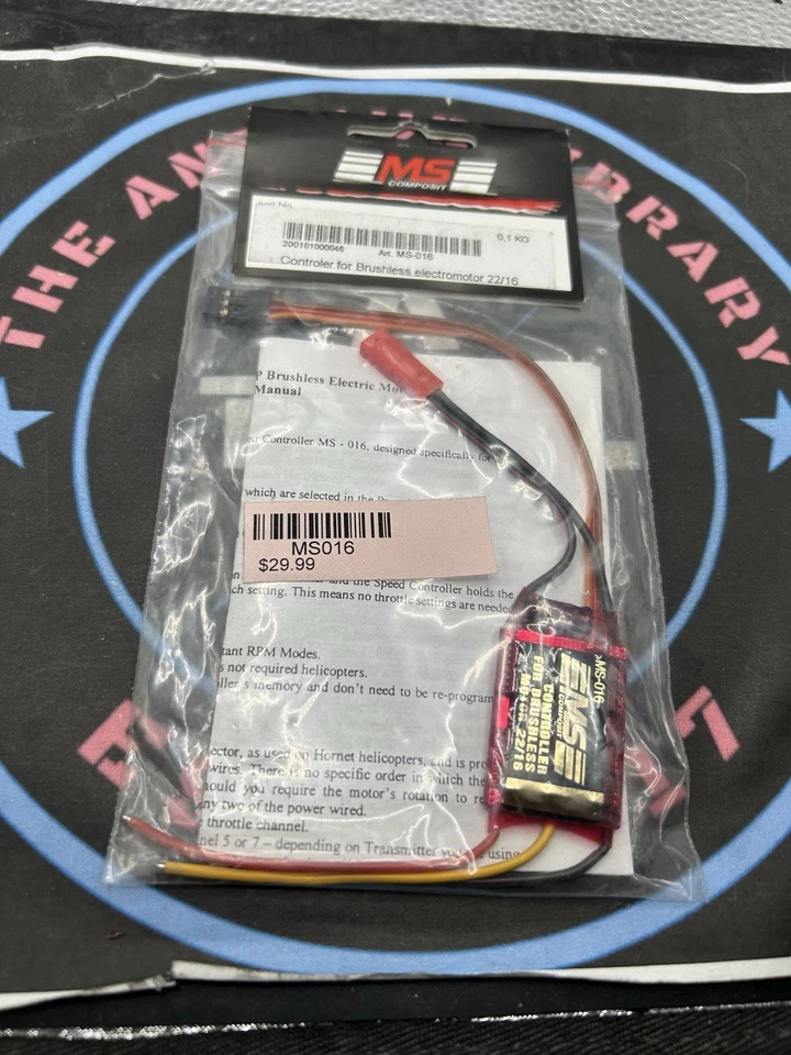 MS Composit. Controller For Brushless Electromotor. 22/16. MS016 - Image 1 of 1