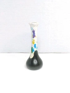 Jarrón vintage hecho a mano colorido esmalte firmado SLP - Imagen 1 de 22