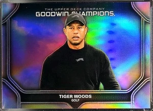 Tiger Woods 2024 Upper Deck Goodwin Champions P 92 Cielo Orizzontale SP/99 - Foto 1 di 3