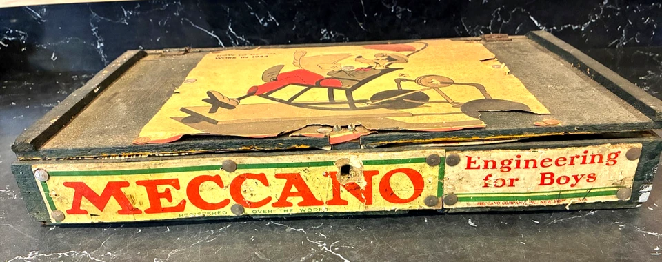 1940's  Meccano Model Construction System Engineering for Boys - Image 1 of 4