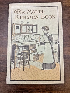 1912 Model Kitchen Book Hoosier Cabinets Catalog Booklet Advertisement 24 Pages - Picture 1 of 11