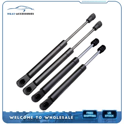 Lift Supports Gas Struts Springs Props 2 Hood & 2 Trunk For Volvo S60 2001-2007 Foto 1 de 4