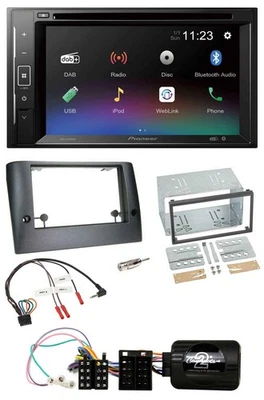 Pioneer Bluetooth Lenkrad USB 2DIN DAB DVD Autoradio für Fiat Stilo 2005-2007 - Bild 1 von 4