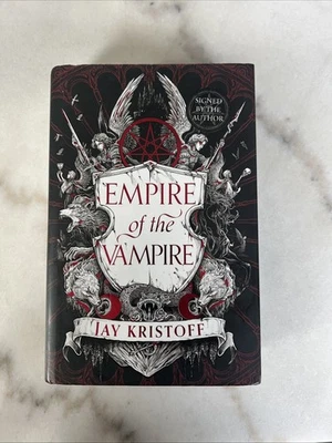 SIGNED Empire of the Vampire Jay Kristoff 1/1 First Print Edition Waterstones UK - Image 1 of 4