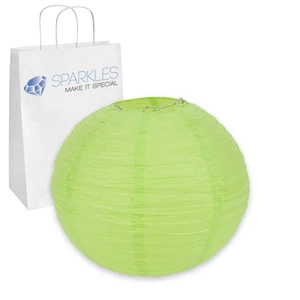 20 pcs 6" inch Chinese Paper Lantern - Apple Green - Wedding Party Event wv - Picture 1 of 6