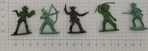 Surtido de figuras occidentales de plástico escala G Acme 0929-9 (bolsa de 5) - Imagen 1 de 2