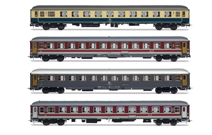 FS DBNS 4-UNIT CARROZZE PACK 2 ITALIA-OLANDA EP.V 1:87 - Immagine 1 di 1