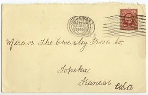 1936 Belfast Northern Ireland J N Richardson Sons & Owden 1-1/2p Perfin - Picture 1 of 2