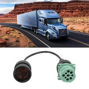 Câble De Diagnostic 9P J1939 Vers 6P J1708 Plug And Play En Plastique Abs Haute - Zdjęcie 1 z 12