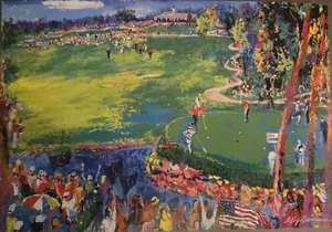 LeRoy Neiman 2007 "RYDER CUP - VALHALLA" Postkarte Promo #26 - Bild 1 von 2