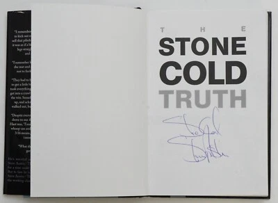 Подписанная Стивом Остином книга The Stone Cold Truth 1-е издание в твердом переплете сертификат подлинности BAS WWE - Изображение 1 из 4
