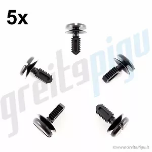 5x BMW Clips Bordes Plástico Guión Funda Protectores Maletero Revestimiento E36 - Bild 1 von 2