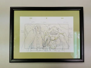 ONE PIECE Genga featuring Nami Inuarashi Nekomamushi Ep 772 FRAMED ART GLASS - Picture 1 of 4