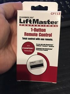 LiftMaster CPT13 Professional 1-Button Remote Control 315 MHz Security LOOK