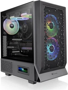 Thermaltake Ceres 300 ARGB Mid Tower Case Black Edition, CA-1Y2-00M1WN-00 - Picture 1 of 10